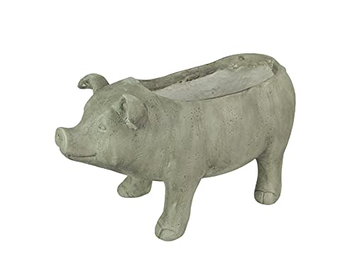 Dachshund Dog Planter Stone Finish