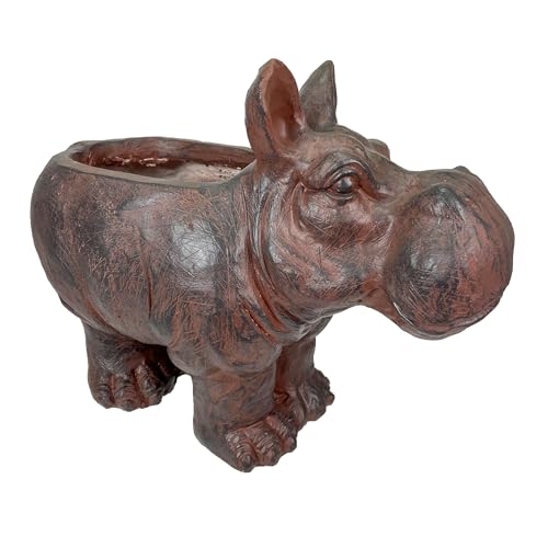 Dachshund Dog Planter Stone Finish