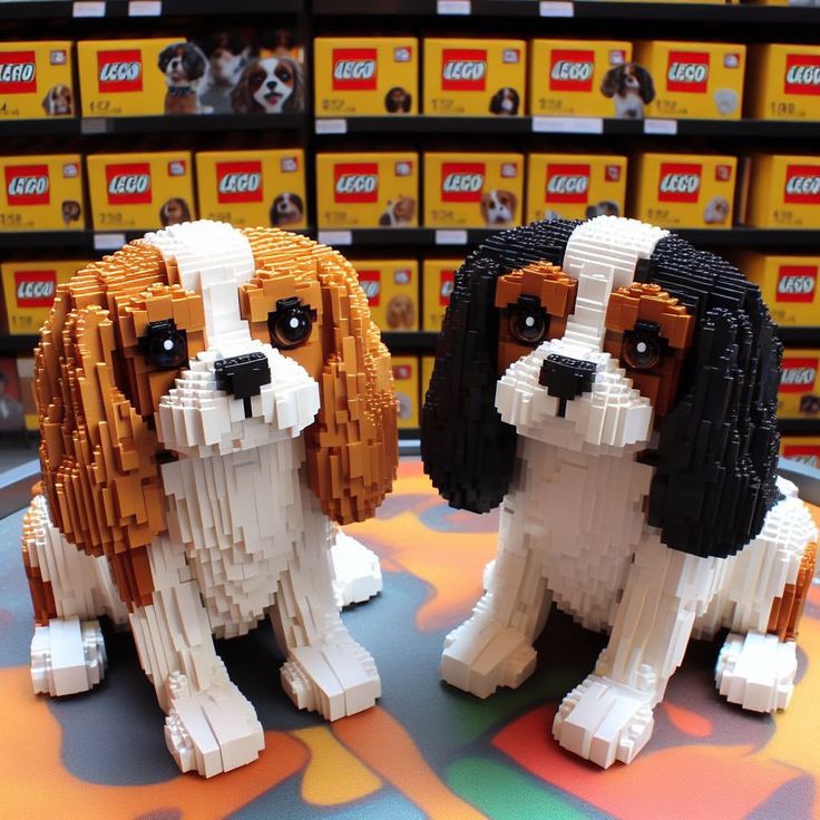 Cavalier King Charles Spaniel Brick Model