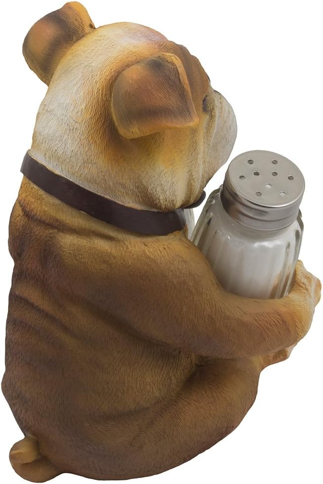 Bulldog Salt Pepper Shakers Set