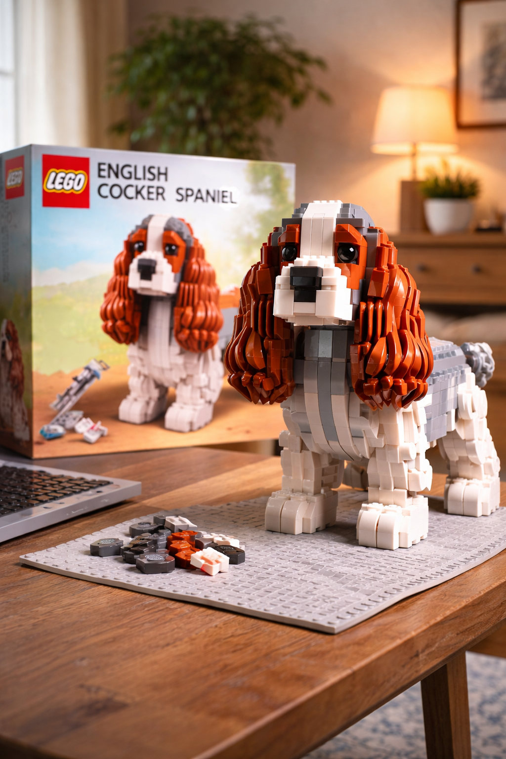 English Cocker Spaniel Building Blocks