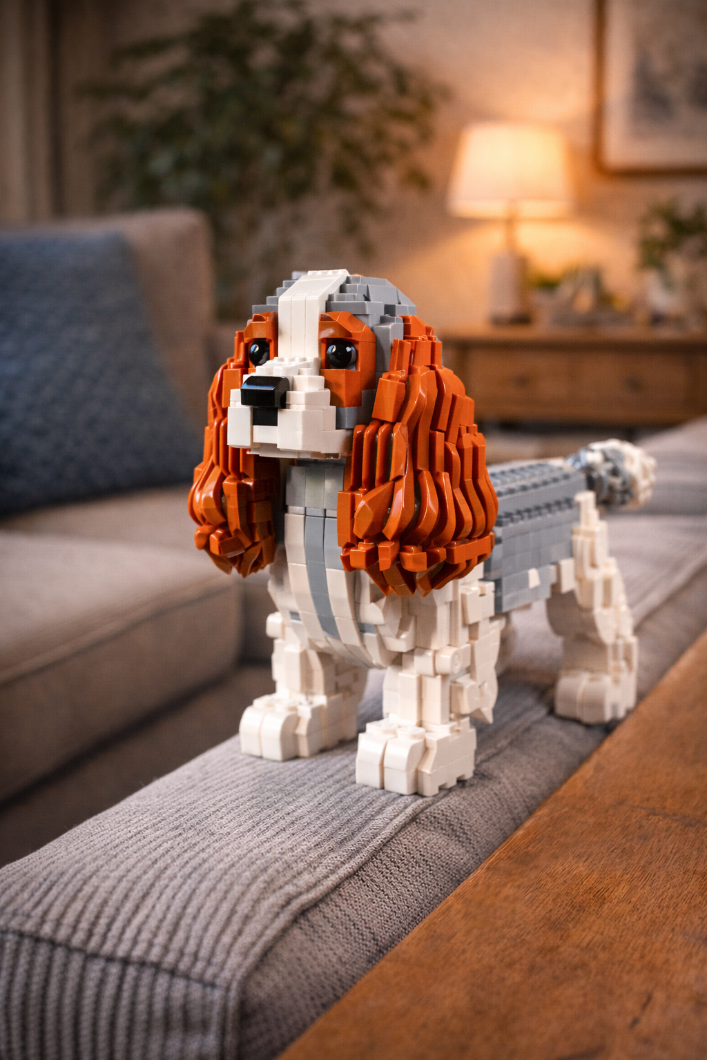 English Cocker Spaniel Building Blocks